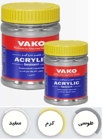 خمیر درزگیر
طوسی، کرم، سفید
حلب 25 کیلویی