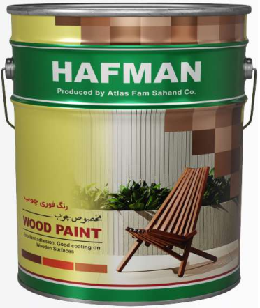 رنگ فوری سفید مات چوب